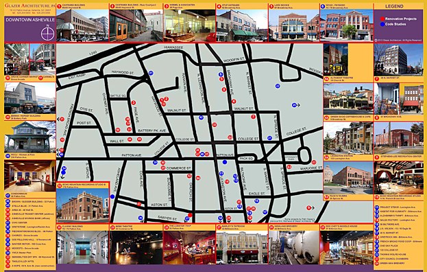 Asheville Downtown Map